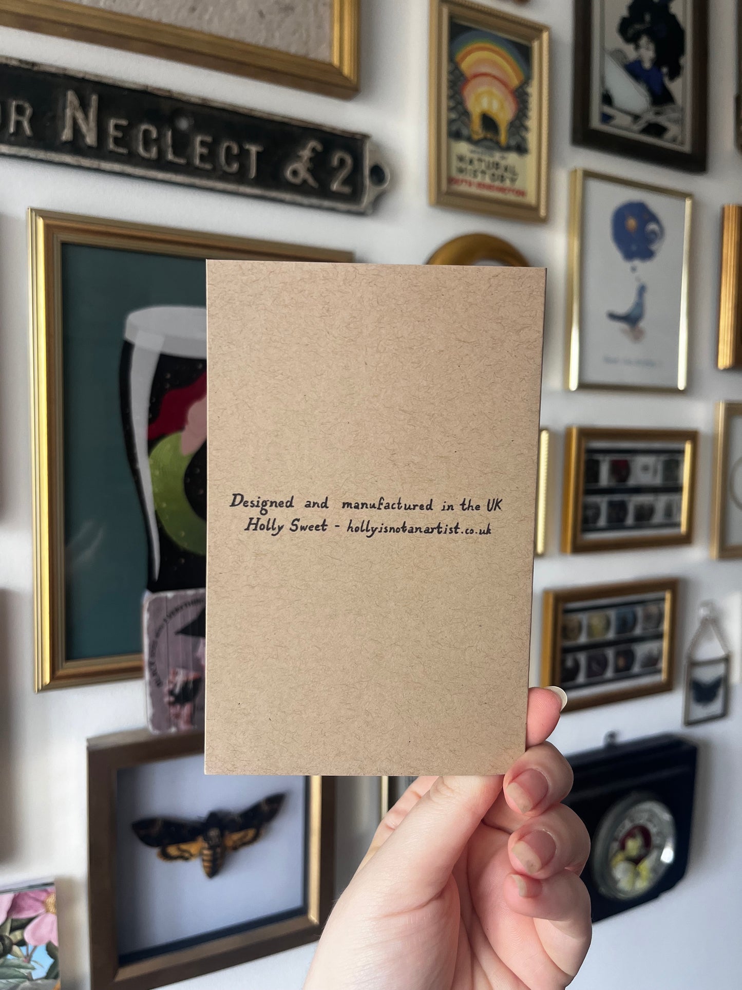 Bees of the UK greetings card