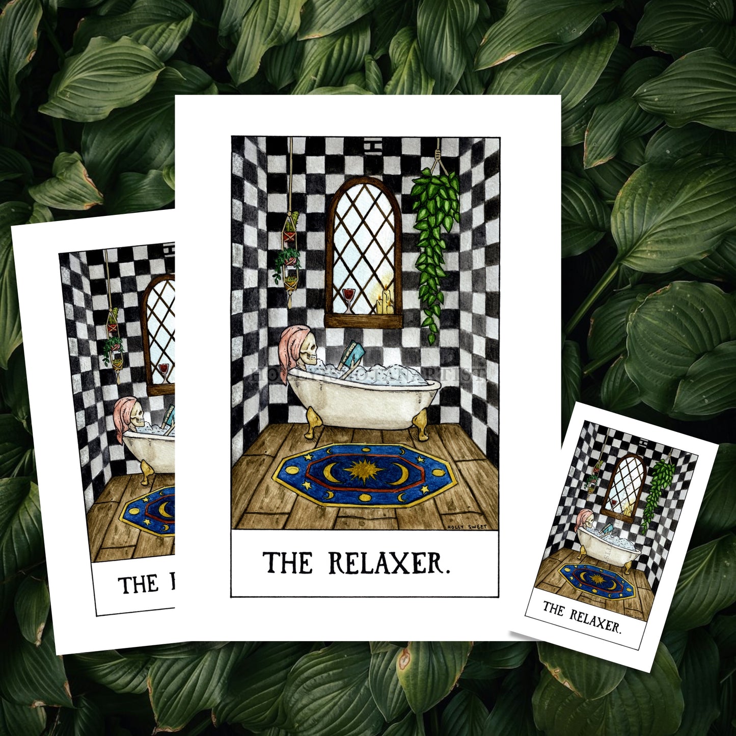 The Relaxer tarot card prints