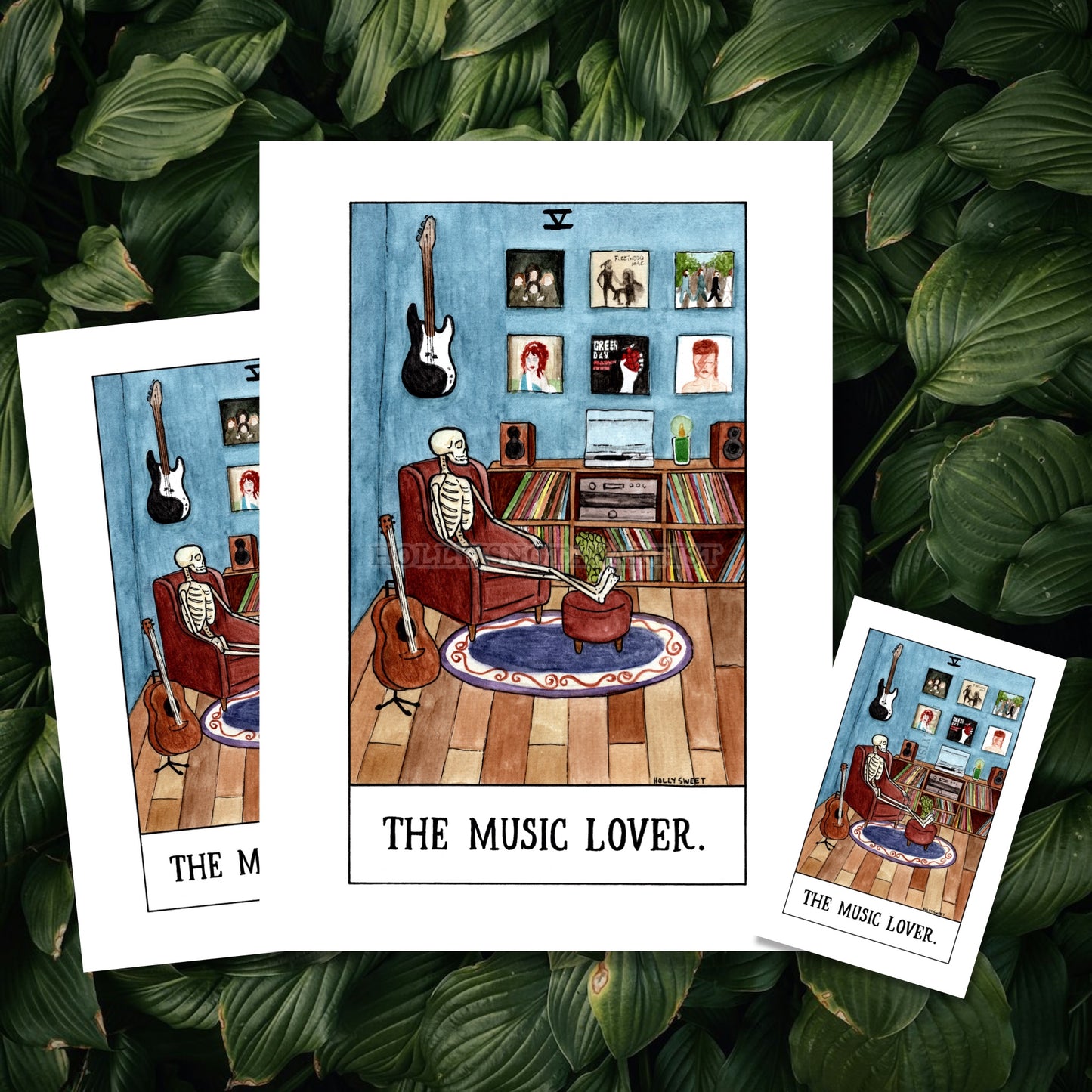The Music Lover tarot card prints