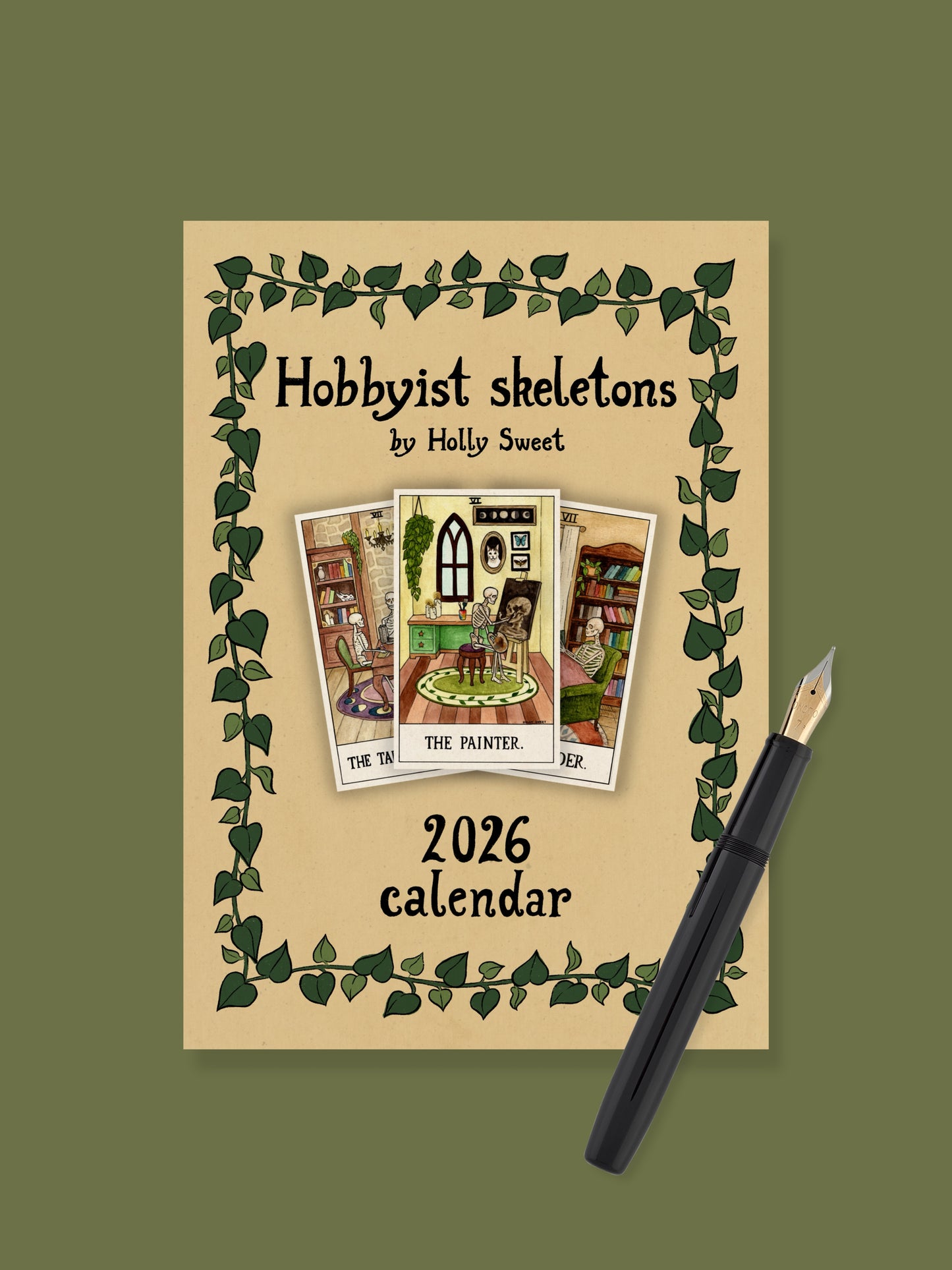 Hobbyist skeletons 2026 calendar