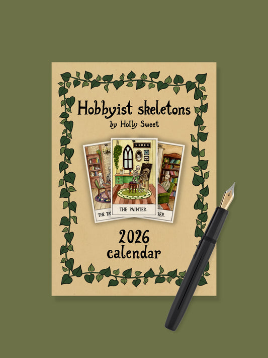 Hobbyist skeletons 2026 calendar