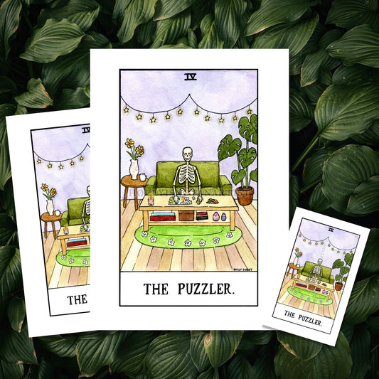 The Puzzler tarot card prints