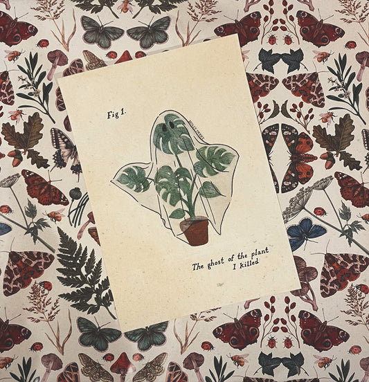 The ghost of the plant I killed prints