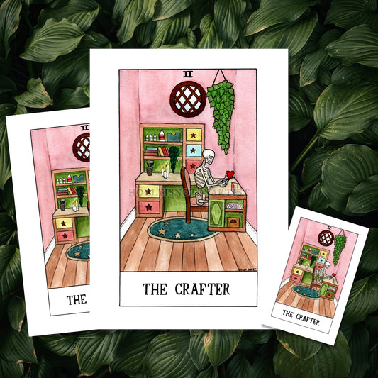 The Crafter tarot card prints