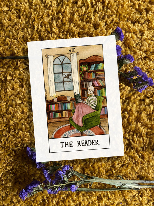 Original The Reader tarot painting