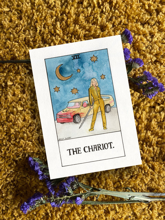 Original Kill Bill The Chariot tarot painting