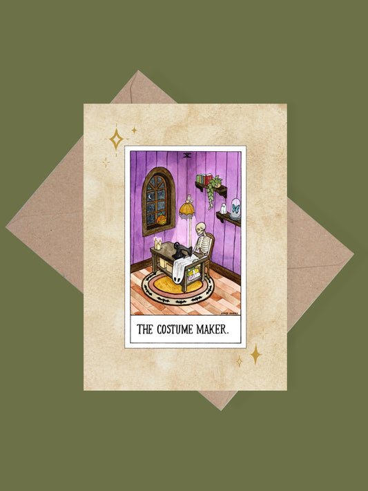 The Costume Maker greetings card