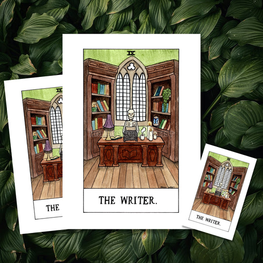 The Writer tarot card prints