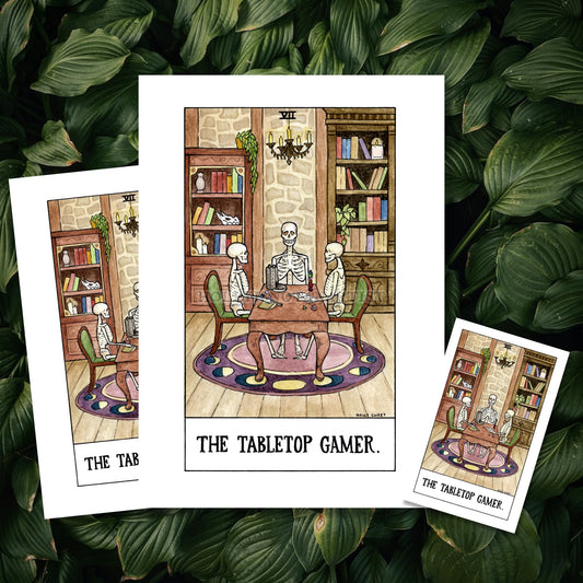 The Tabletop Gamer tarot card prints