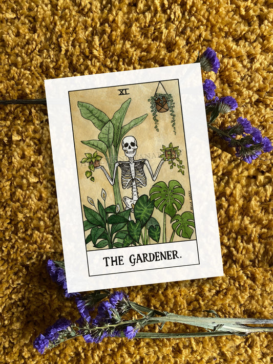 Original The Gardener tarot painting