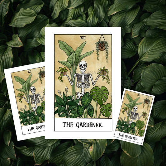 The Gardener tarot card prints