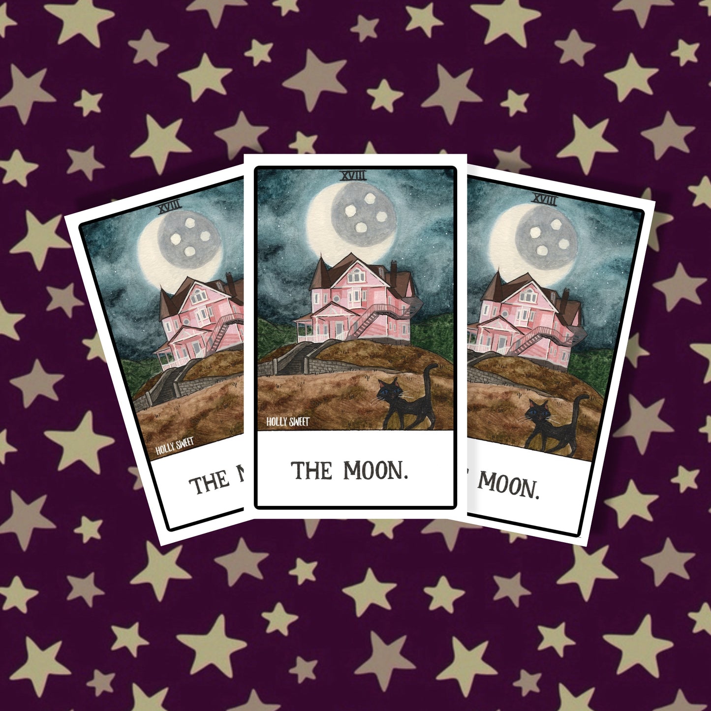 Coraline The Pink Palace tarot card print