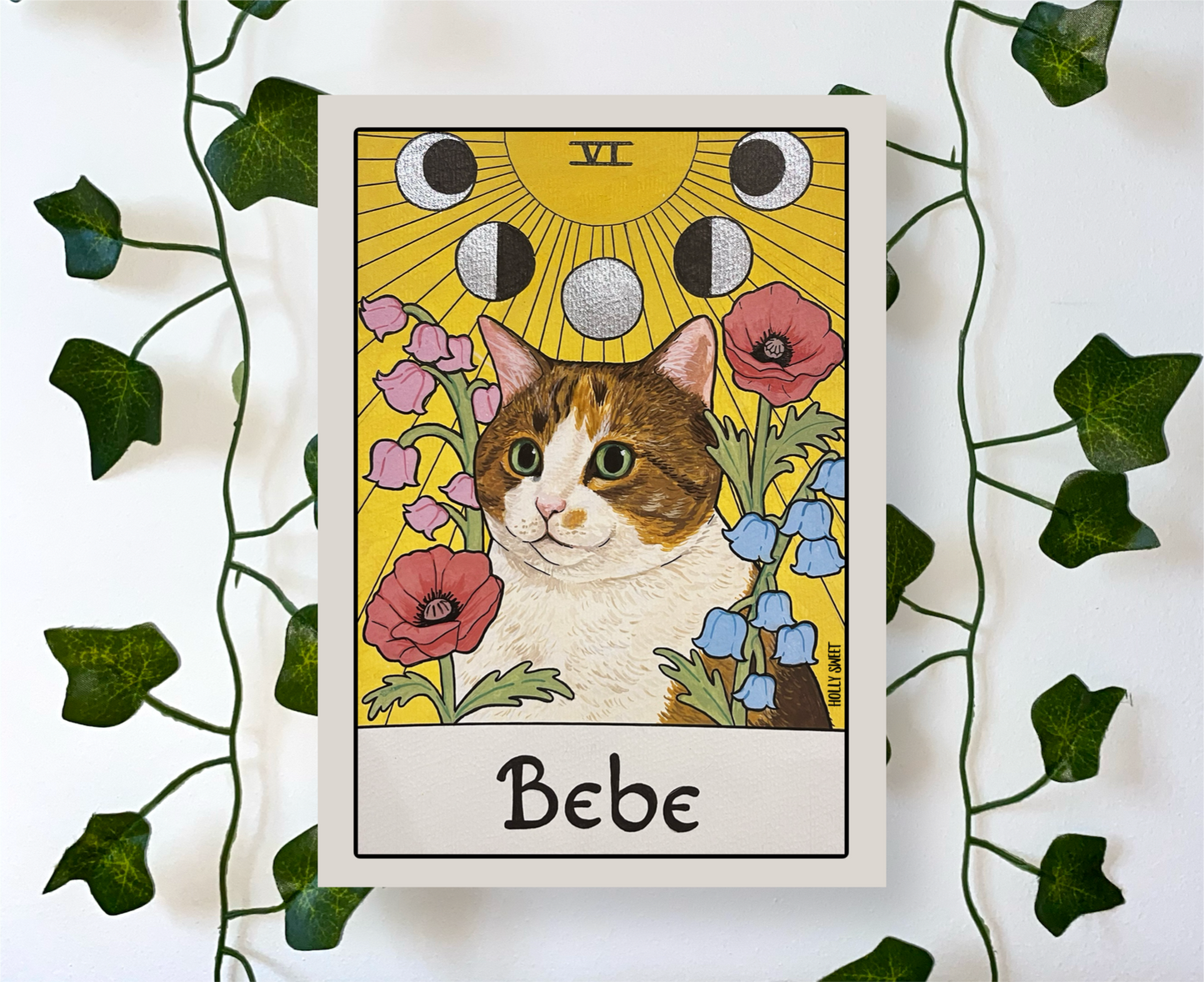 Custom tarot pet portrait